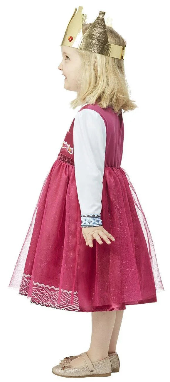 Disfraz de Masha de Masha y el Oso para Niña Cuentos y Dibujos Animados Smiffys